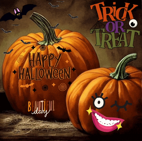 Happy Halloween Trick Or Treat Gif GIF