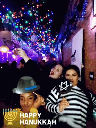 Happy Hanukkah Group Photo