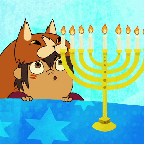 Happy Hanukkah Home For The Holidays GIF
