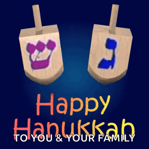 Happy Hanukkah To You And Your Family GIF