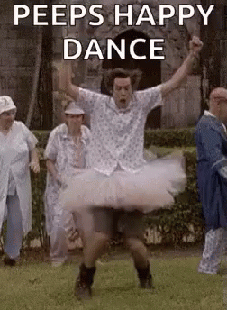 Happy Happy Joy Joy Peeps Dancing GIF