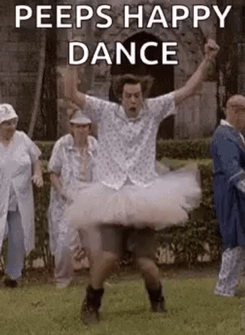 Happy Happy Joy Joy Peeps Dancing GIF