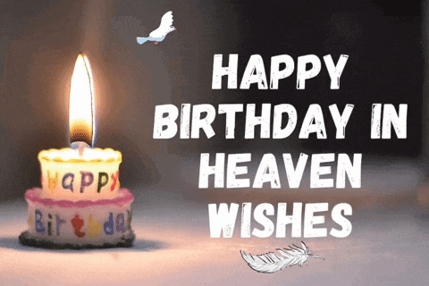 Happy Heavenly Birthday Gif GIF