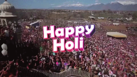 Happy Holi Colorful Festival GIF