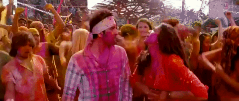 Happy Holi Lively Festival Dance GIF