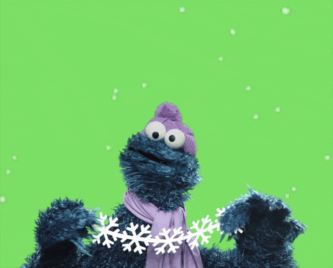 Happy Holiday Cookie Monster GIF