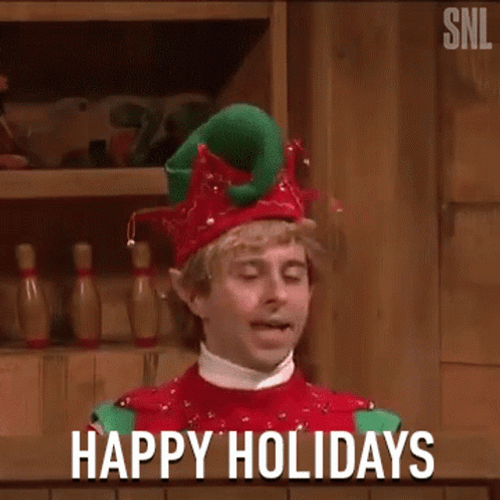Happy Holiday From Santa Elve GIF