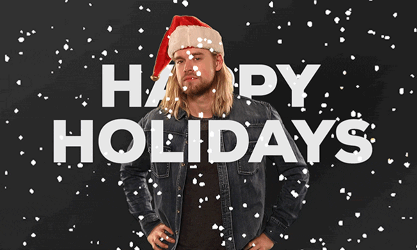 Happy Holidays Chord Overstreet GIF