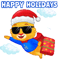 Happy Holidays Christmas Holidays Sticker GIF