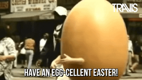 Happy Holidays Meme Walking Egg Man GIF