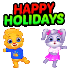 Happy Holidays Seasons Greetings Sticker GIF