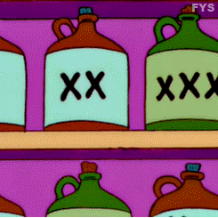 Happy Hour Bart Simpsons GIF