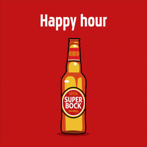 Happy Hour Beer Bottle GIF