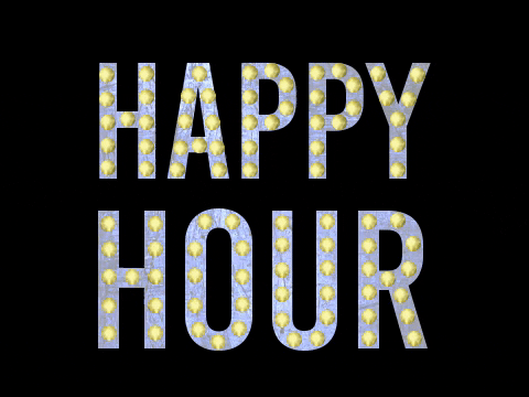 Happy Hour Sign GIF