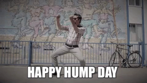 Happy Hump Day Grinding Man Dance GIF