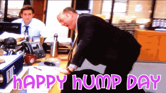 Happy Hump Day The Office Dancing Man GIF