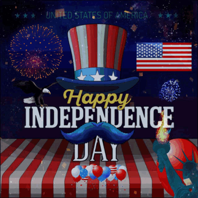 Happy Independence Day Artwork GIF