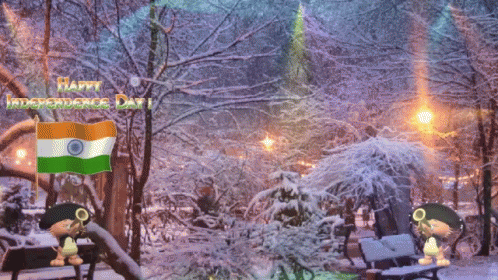 Happy Independence Day India Flag GIF