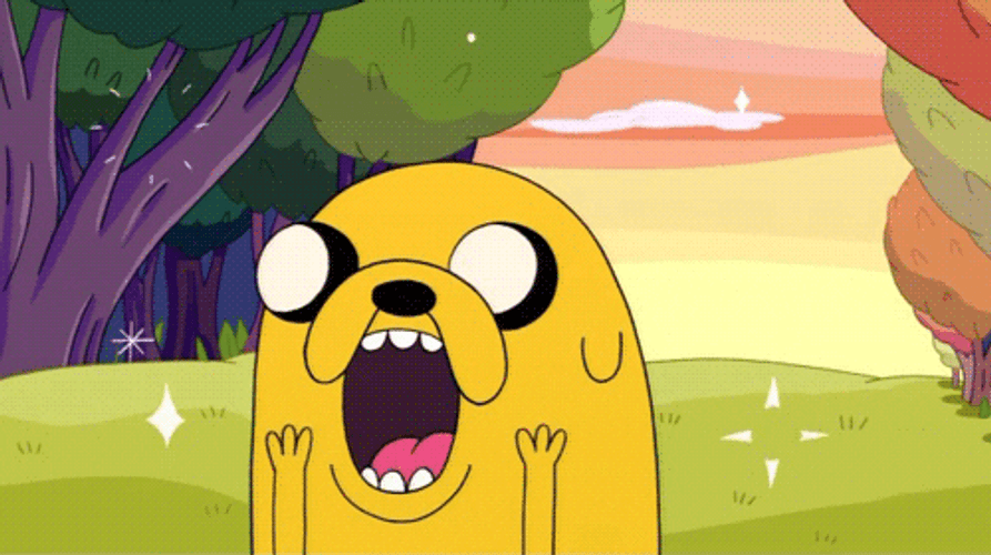Happy Jake Adventure Time GIF
