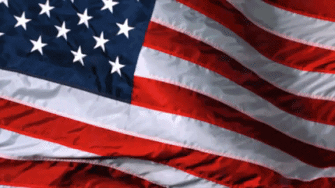 Happy July 4th Glittery Effects GIF