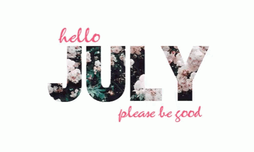 Happy July Changing Seasons Background GIF