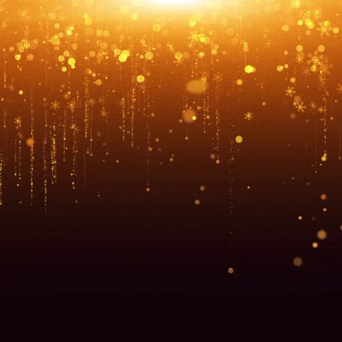 Happy July Golden Confetti GIF