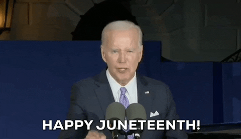 Happy Juneteenth From Joe Biden GIF