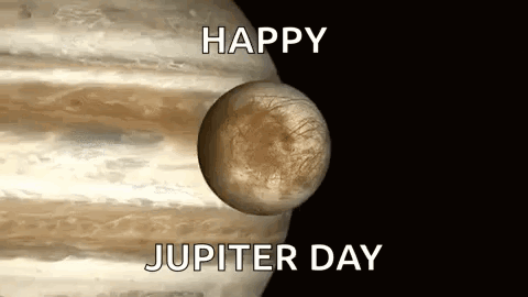 Happy Jupiter Day With Europa GIF