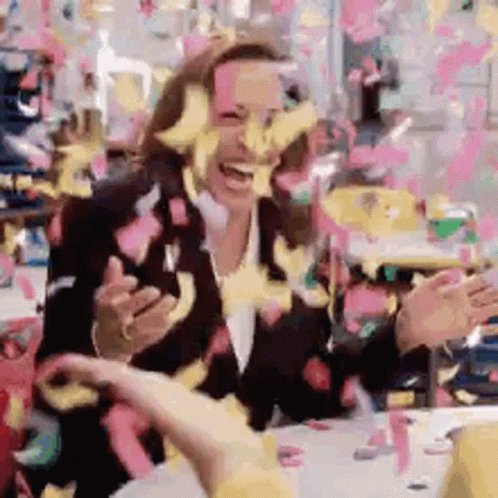 Happy Kamala Harris Confetti GIF