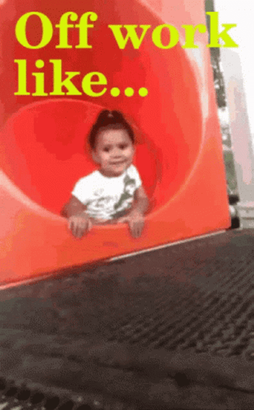 Happy Kid Leaving Work GIF