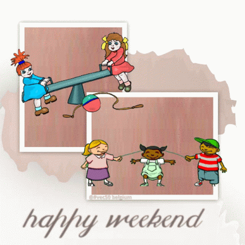 Happy Kids On Long Weekend Days GIF