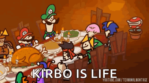 Happy Kirbo Grandfather Clock Chiming GIF