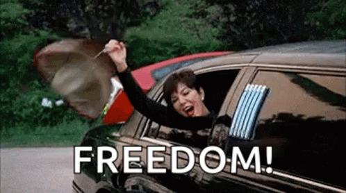 Happy Kris Jenner Freedom GIF
