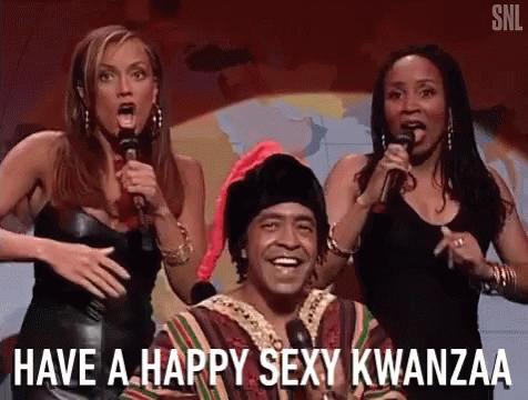Happy Sexy Kwanzaa Snl Parody GIF