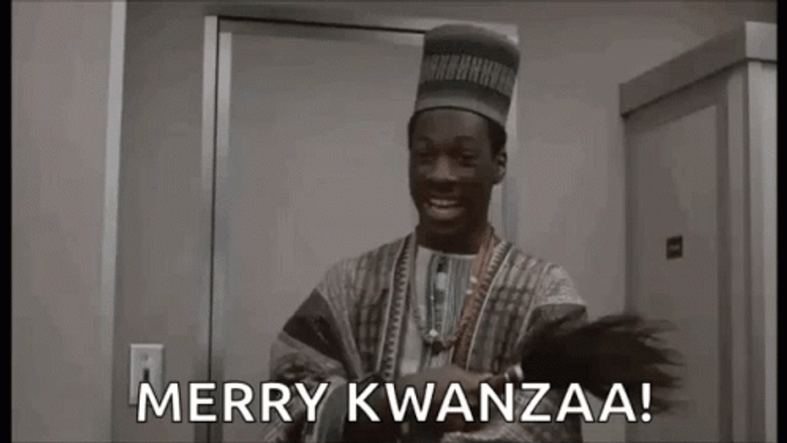 Happy Kwanzaa Eddie Murphy GIF