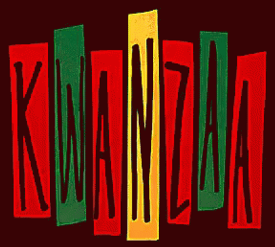 Happy Kwanzaa Flashing Creative Design GIF