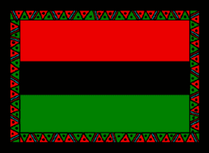 Happy Kwanzaa Past Present Future Holiday Colors GIF