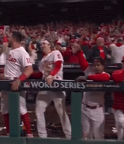 Happy Kyle Schwarber GIF