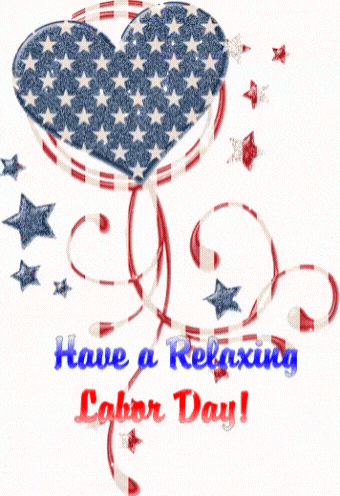 Happy Labor Day Flag Gif GIF