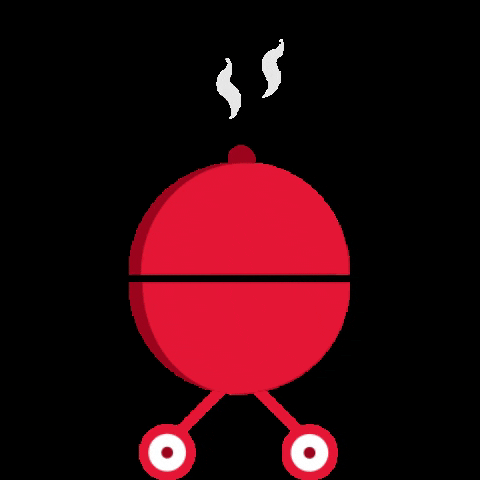 Happy Labor Day Grill With Wheels GIF