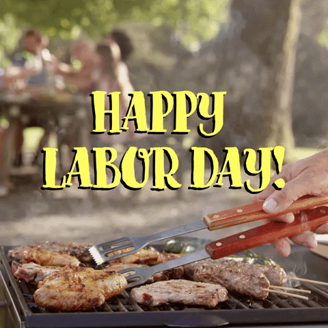 Happy Labor Day Pork Grilling GIF