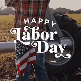 Happy Labor Day Retro GIF