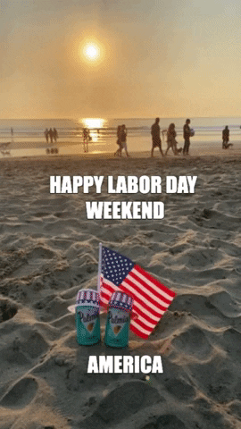 Happy Labor Day Weekend Cartwheel GIF