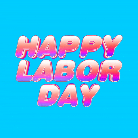 Happy Labor Long Weekend Go Vote GIF