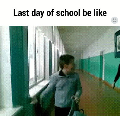 Happy Last Day Of School Be Like Explosion GIF