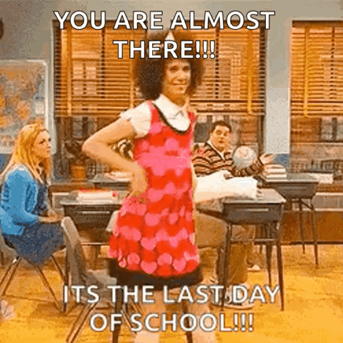 Happy Last Day Of School Kristen Wiig GIF