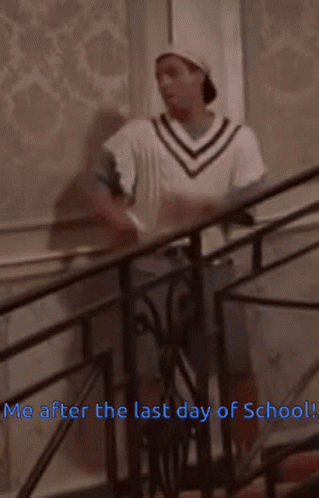 Happy Last Day Of School Man Dancing GIF
