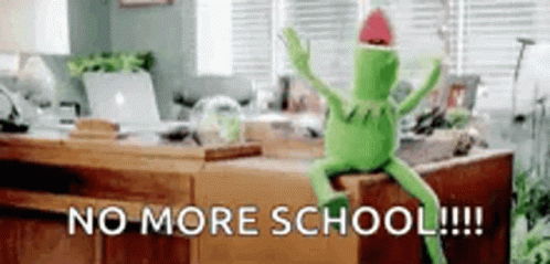 Happy Last Day Of School No More School GIF