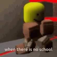 Happy Last Day Of School Roblox Dancing GIF