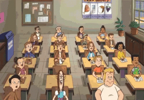 Happy Last Day Of School Students Celebrating GIF